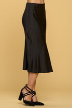 Load image into Gallery viewer, Solid Satin Midi Skirt
