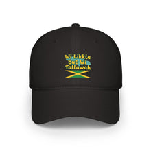 Load image into Gallery viewer, Low Profile Baseball Cap — "Wi Likkle But Wi Tallawah" Jamaican Flag Hat
