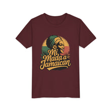 Load image into Gallery viewer, Youth Tee - "Mi Mada a Jamaican" Kids T‑Shirt
