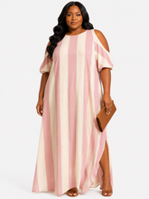 Load image into Gallery viewer, Teshana Cold Shoulder Maxi Dress
