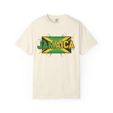 Load image into Gallery viewer, Jamaica Graphic T-Shirt — Bold Reggae Flag Design
