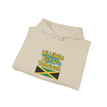 Load image into Gallery viewer, Jamaican Pride Hoodie – “Wi Likkle But Wi Tallawah” Flag Design
