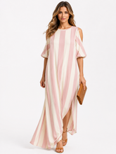 Load image into Gallery viewer, Teshana Cold Shoulder Maxi Dress
