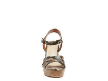 Load image into Gallery viewer, CHYPRE HIGH HEELED BLOCK SANDAL IN TAN
