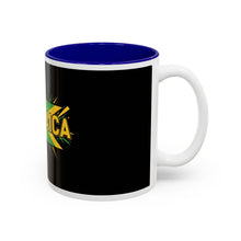 Load image into Gallery viewer, Jamaica Flag Two-Tone Accent Mug — 11oz/15oz
