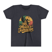 Load image into Gallery viewer, Youth Tee - "Mi Mada a Jamaican" Kids T‑Shirt
