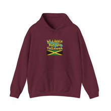 Load image into Gallery viewer, Jamaican Pride Hoodie – “Wi Likkle But Wi Tallawah” Flag Design
