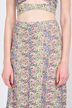 Load image into Gallery viewer, BUTTON UP FLORAL MAXI SKIRT
