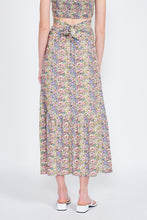 Load image into Gallery viewer, BUTTON UP FLORAL MAXI SKIRT
