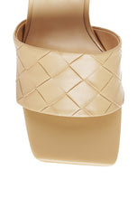 Load image into Gallery viewer, Carmen High Heeled Woven Square Toe Sandal
