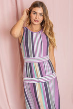 Load image into Gallery viewer, Ellie Mix Stripe Maxi Dress
