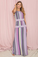 Load image into Gallery viewer, Ellie Mix Stripe Maxi Dress
