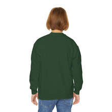 Load image into Gallery viewer, Youth Crewneck Sweatshirt - "Wi Likkle But Wi Tallawah" Jamaican Flag Kids Sweatshirt
