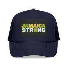 Load image into Gallery viewer, Jamaica Stronger Embroidered Trucker Hat
