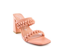 Load image into Gallery viewer, ARNIE BRAIDED BLOCK HEELED SLIDER SANDALS
