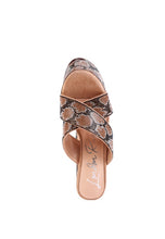 Load image into Gallery viewer, SIMONE HIGH PLATFORM PATTERNED DIAMANTE SLIDES
