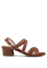 Load image into Gallery viewer, ASTRID BLOCK HEEL LEATHER SANDAL
