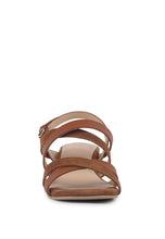 Load image into Gallery viewer, ASTRID BLOCK HEEL LEATHER SANDAL
