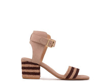 Load image into Gallery viewer, RAYNA BLUSH BRAIDED JUTE STRAP AND SUEDE SANDAL
