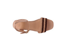 Load image into Gallery viewer, RAYNA BLUSH BRAIDED JUTE STRAP AND SUEDE SANDAL
