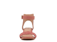 Load image into Gallery viewer, RAYNA BLUSH BRAIDED JUTE STRAP AND SUEDE SANDAL
