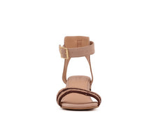 Load image into Gallery viewer, RAYNA BLUSH BRAIDED JUTE STRAP AND SUEDE SANDAL
