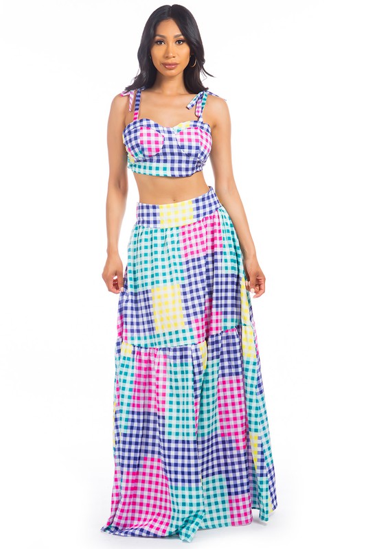 Shasha Mae 2PC Skirt Set