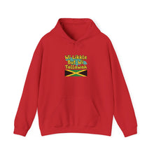Load image into Gallery viewer, Jamaican Pride Hoodie – “Wi Likkle But Wi Tallawah” Flag Design
