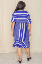 Load image into Gallery viewer, Casey Ruffle Midi Dress
