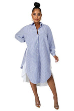 Load image into Gallery viewer, BEAUTIFUL SHIRT MAXI DRESS
