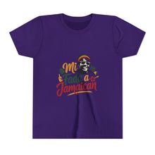 Load image into Gallery viewer, Youth Tee - "Mi Mada a Jamaican" Kids T‑Shirt
