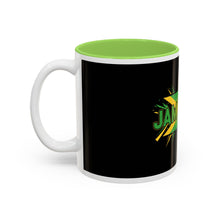 Load image into Gallery viewer, Jamaica Flag Two-Tone Accent Mug — 11oz/15oz
