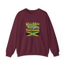 Load image into Gallery viewer, Jamaica 'Wi Likkle But Wi Tallawah' Crewneck Sweatshirt
