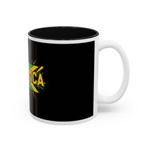Load image into Gallery viewer, Jamaica Flag Two-Tone Accent Mug — 11oz/15oz
