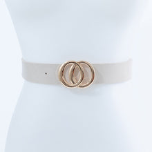 Load image into Gallery viewer, GOLD CIRCLE BUCKLE FASHION BELT
