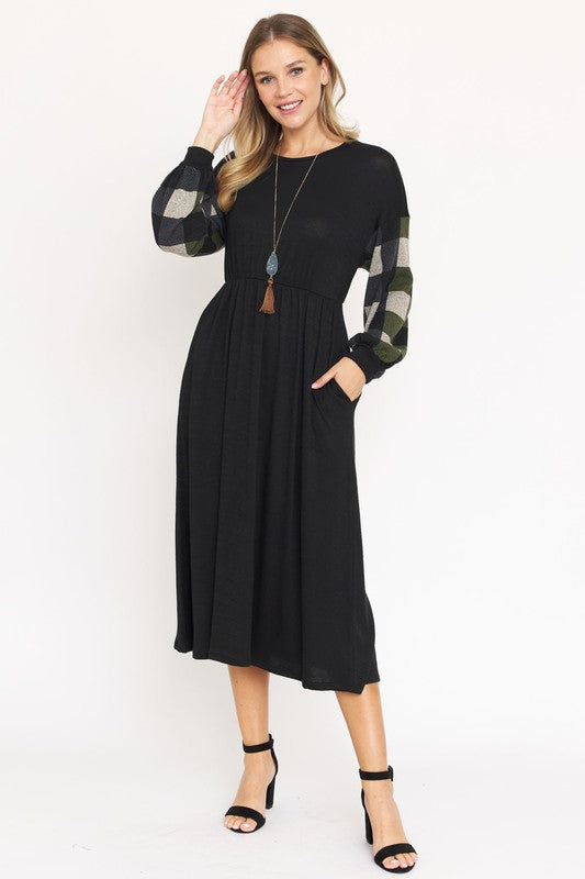 Bishop Sleeve Dress