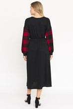 Load image into Gallery viewer, Bishop Sleeve Tea Length Dress
