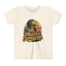 Load image into Gallery viewer, Youth Tee - "Mi Mada a Jamaican" Kids T‑Shirt
