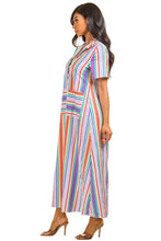 Load image into Gallery viewer, SEXY SHIRT STYLE LONG MAXI DRESS
