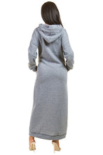 Load image into Gallery viewer, LONG MAXI HOODIE DRESS
