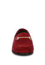 Load image into Gallery viewer, Zaara Solid Faux Suede Loafers
