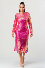 Load image into Gallery viewer, SEQUIN GLAMOUR MAXII DRESS
