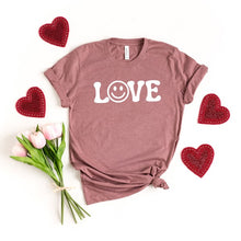 Load image into Gallery viewer, Love Smile Short Sleeve Graphic Tee
