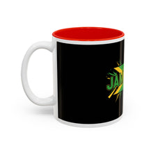 Load image into Gallery viewer, Jamaica Flag Two-Tone Accent Mug — 11oz/15oz
