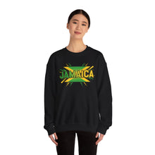 Load image into Gallery viewer, Jamaica Graphic Sweatshirt — Bold Reggae Flag Design

