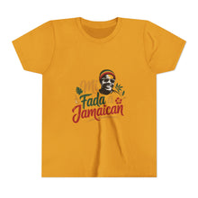 Load image into Gallery viewer, Youth Tee - "Mi Mada a Jamaican" Kids T‑Shirt
