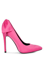 Load image into Gallery viewer, Hornet Satin Stiletto Pump
