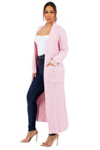Load image into Gallery viewer, LACY MAXI SWEATER CARDIGAN
