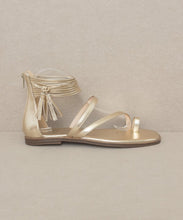 Load image into Gallery viewer, Oasis Society Abril - Strappy Ankle Wrap Sandal
