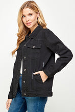 Load image into Gallery viewer, Women&#39;s Denim  Jacket with Fleece Hoodies
